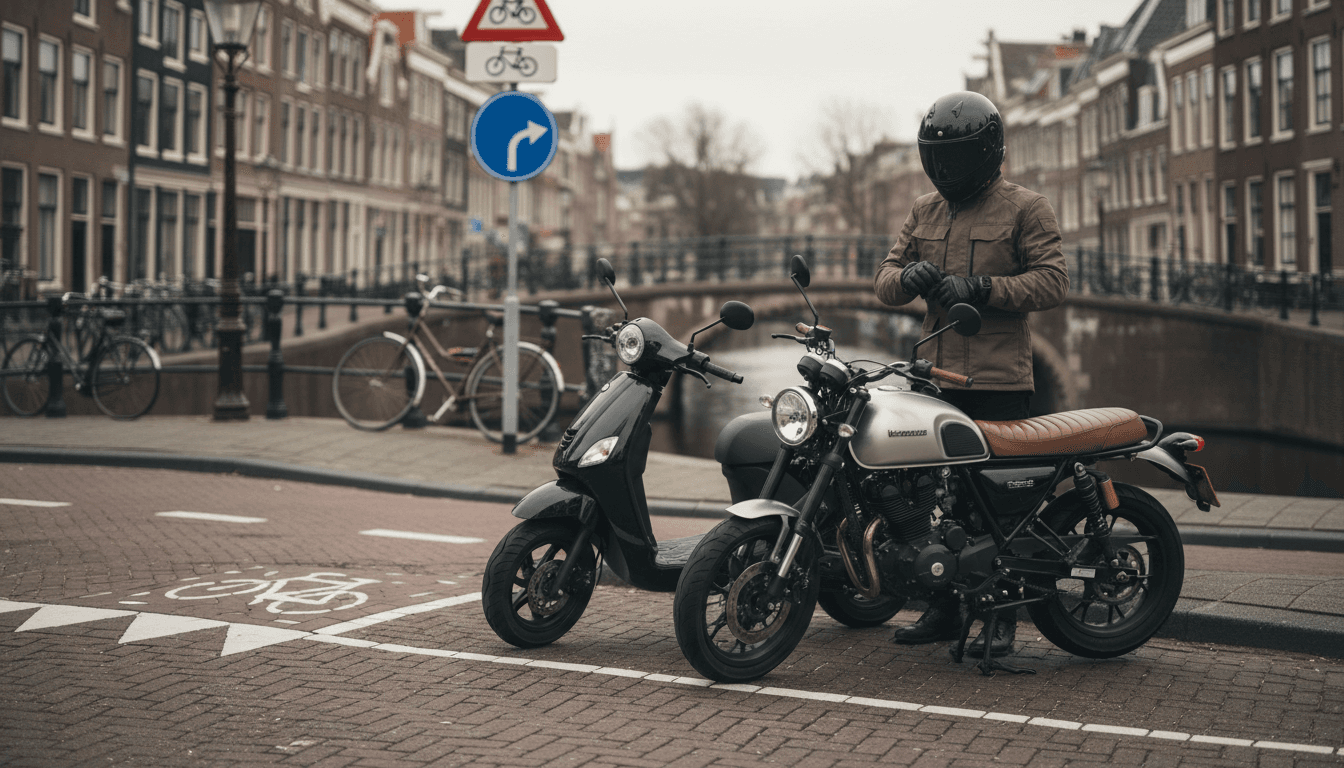 Scooter rijbewijs AM vs. A1: welke regels gelden en wat moet je leren?