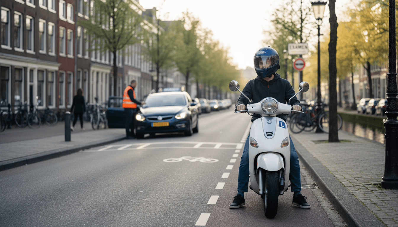 Scooter rijbewijs halen zonder rijangst: zo bereid je je voor op de examenrit